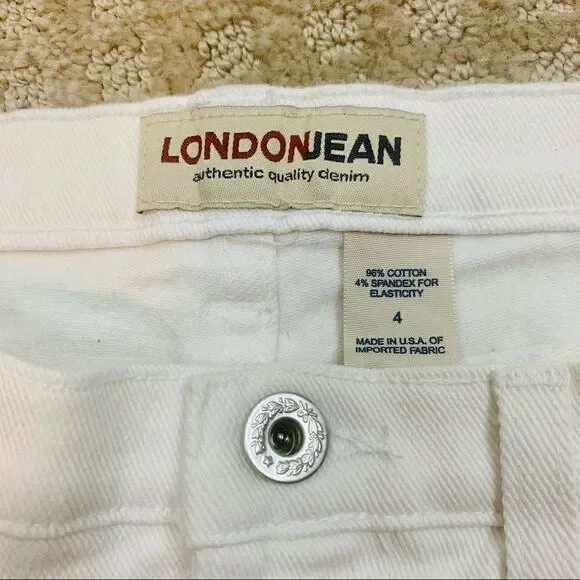 Y2K London Jean Cropped Straight Leg Denim Jean - Picture 15 of 15